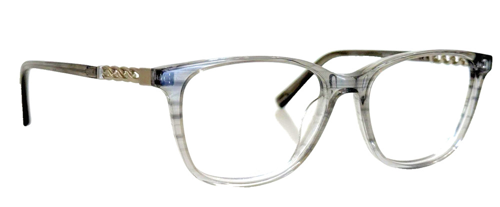MARCHON NYC M-5008 035 GRAY CLEAR EYEGLASSES FRAMES 53-16-140 RX READY